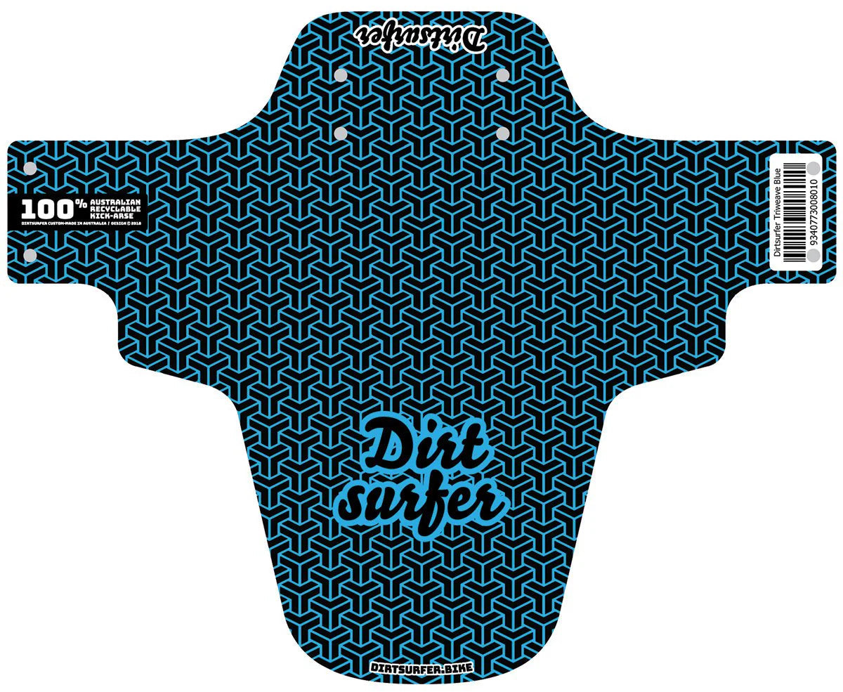 Dirtsurfer Mudguard - TRIWEAVE BLUE