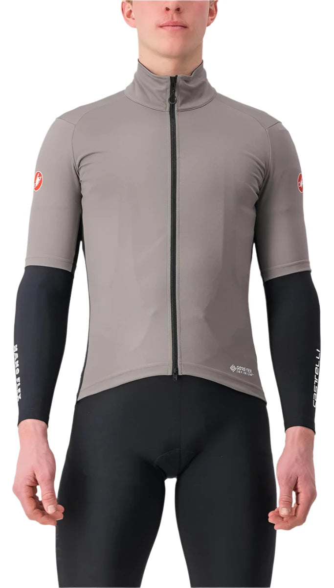 CASTELLI PERFETTO RoS WIND JERSEY NICKEL GRAY FRONT