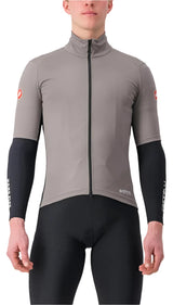 CASTELLI PERFETTO RoS WIND JERSEY NICKEL GRAY FRONT