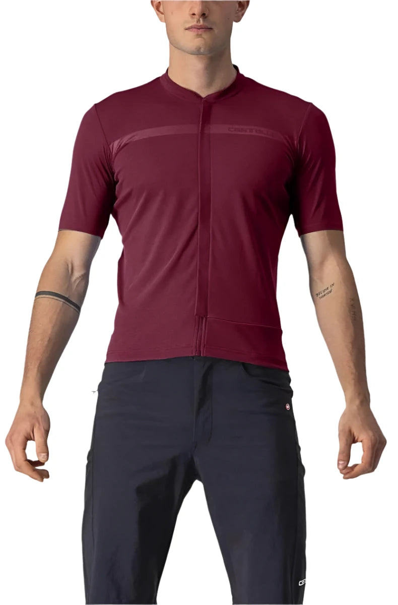 CASTELLI UNLIMITED ALLROAD JERSEY BORDEAUX FRONT