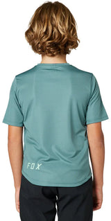 Fox YOUTH RANGER SS JERSEY - Sea Foam BACK FACING MODEL