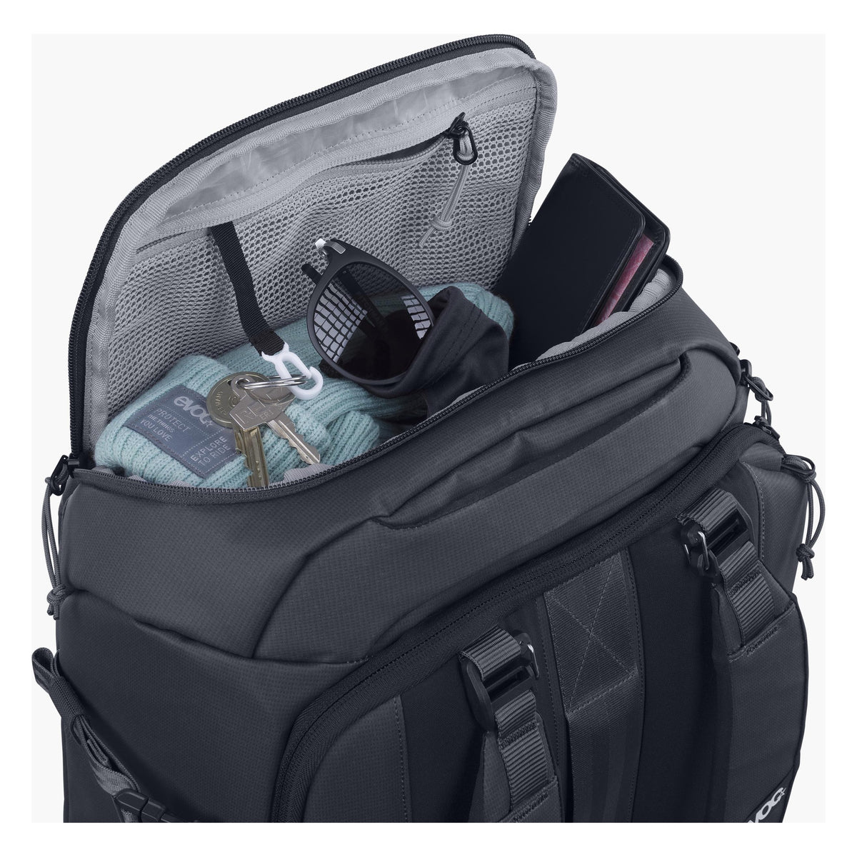 Evoc Athlete 30L Ironman Edition Backpack - Carbon Grey/Black