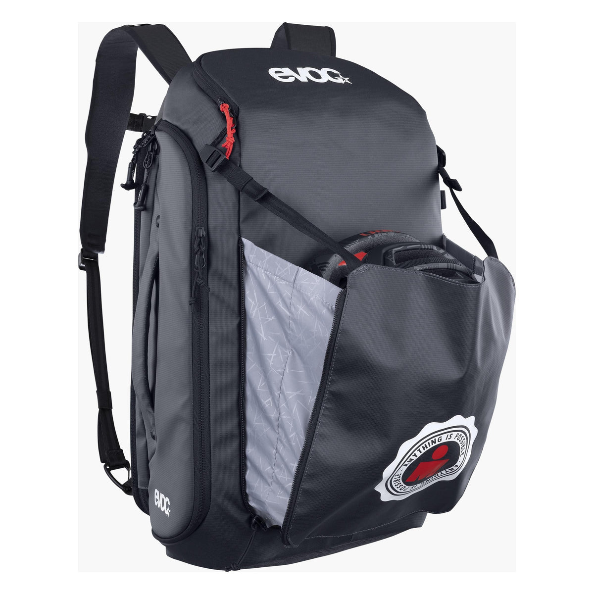 Evoc Athlete 30L Ironman Edition Backpack - Carbon Grey/Black