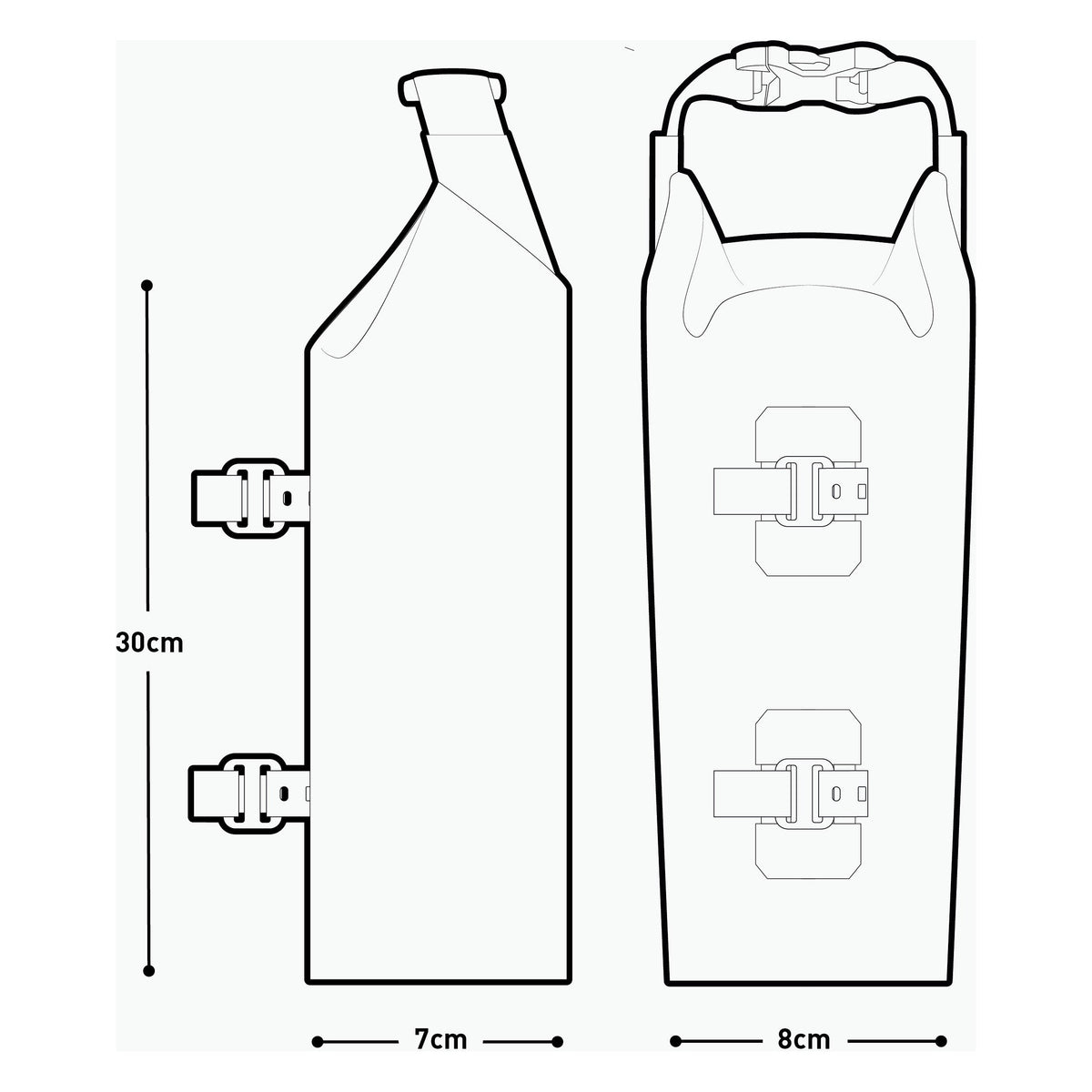 Evoc Downtube Pack WP 1.2L - Black