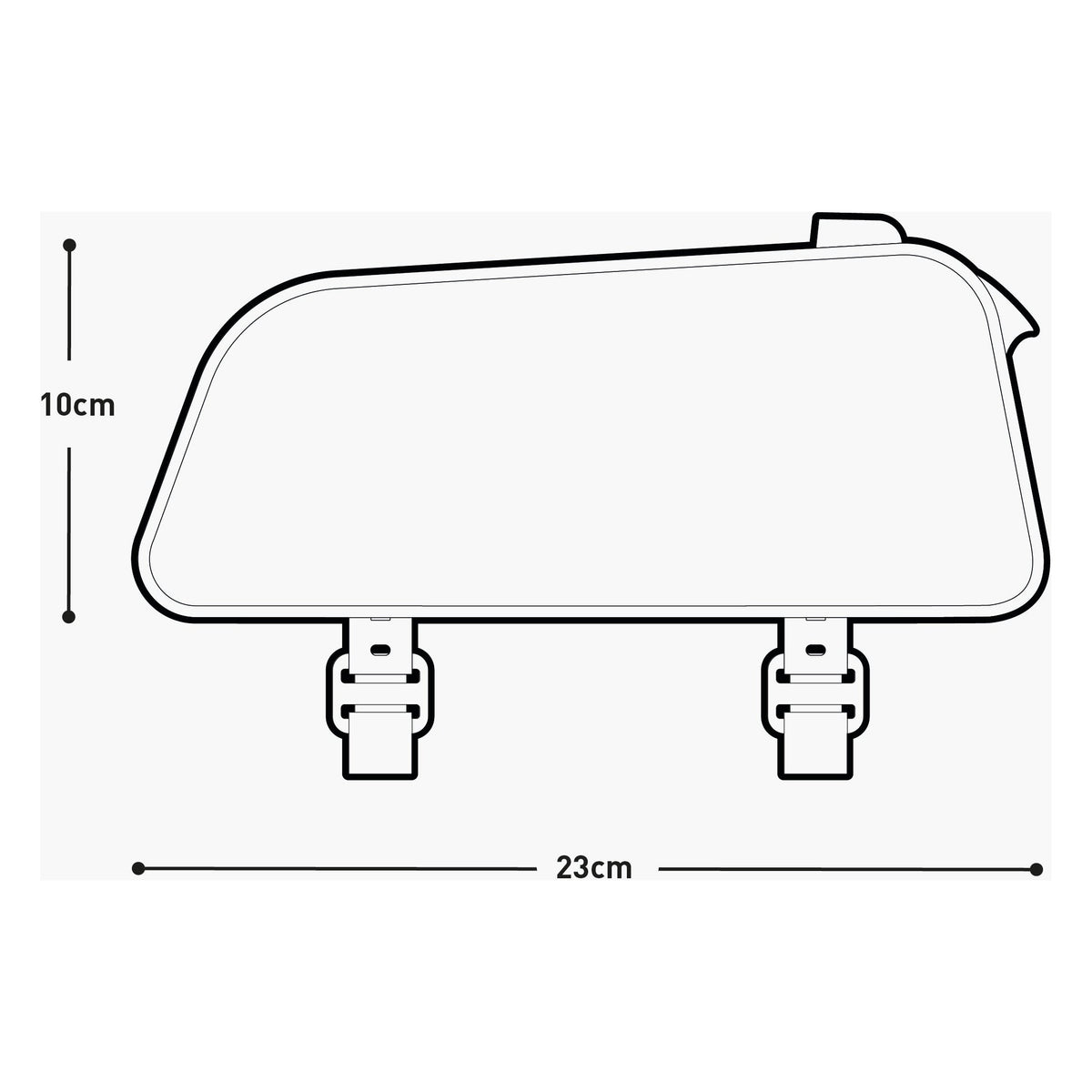 Evoc Top Tube Pack WP 1L - Black