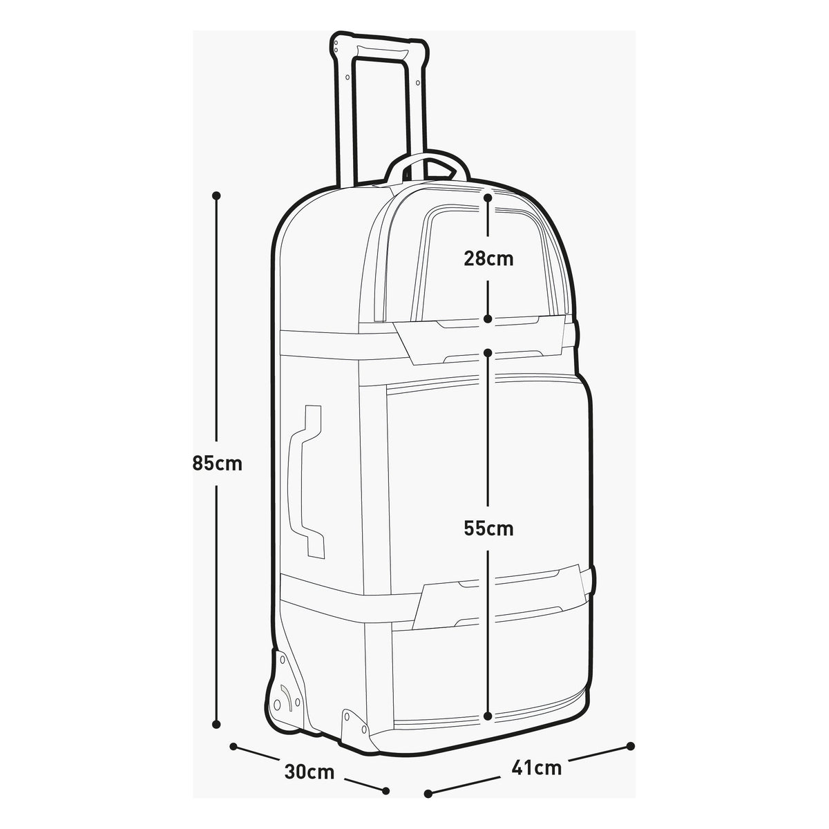 Evoc World Traveller 125L Travel Bag - Dark Olive