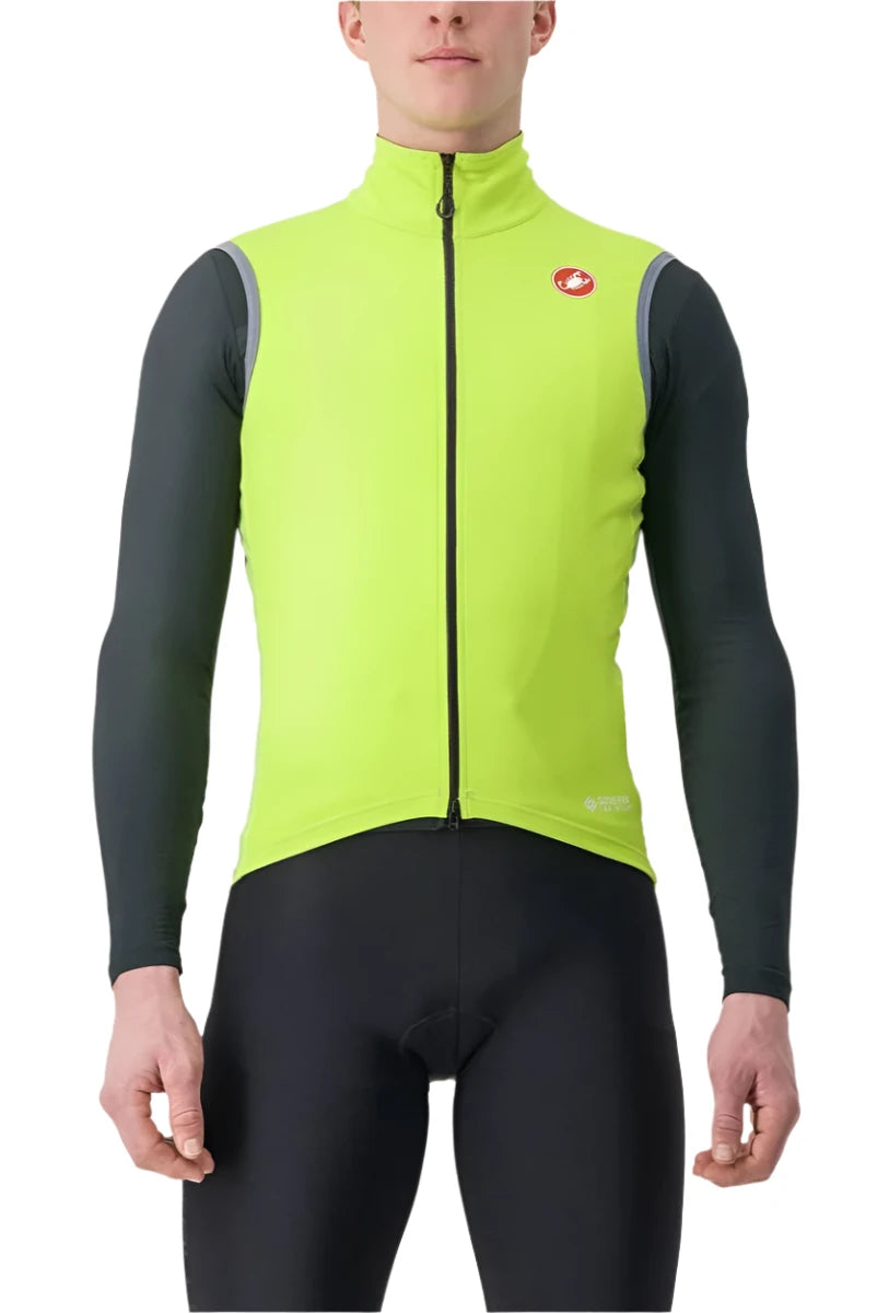 CASTELLI PERFETTO RoS VEST ELECTRIC LIME FRONT