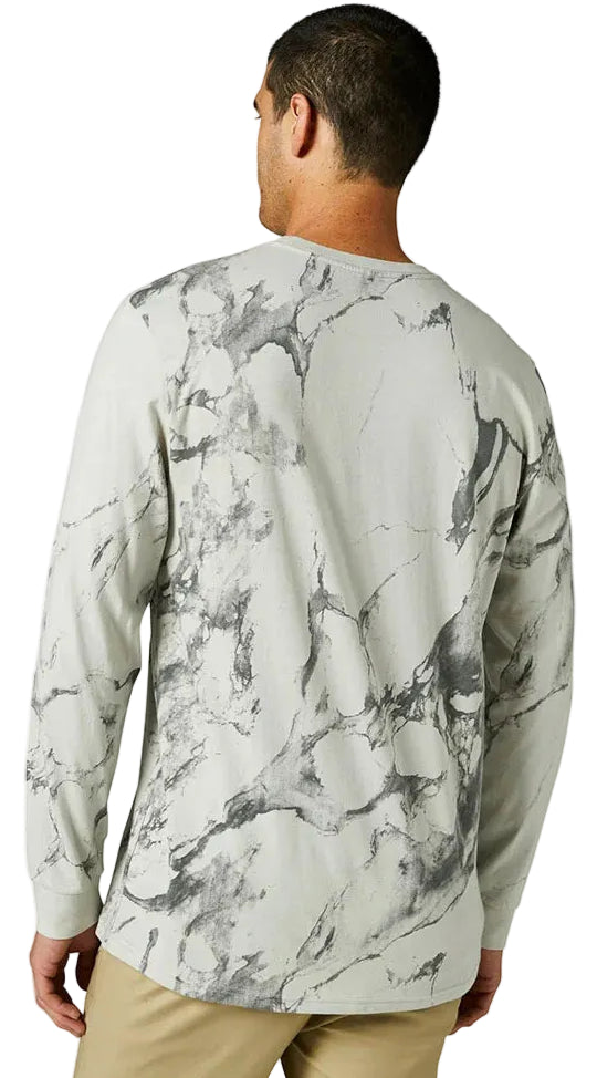 Fox KARRERA Long Sleeve PREMIUM TEE Lgy BACK FACING MODEL