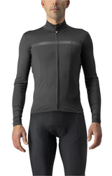 CASTELLI PRO THERMAL MID JERSEY DARK GREY FRONT