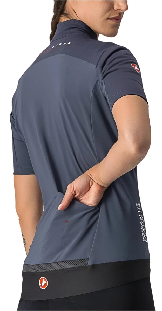 CASTELLI PERFETTO LIGHT ROS DARK STEEL BLUE BACK POCKET