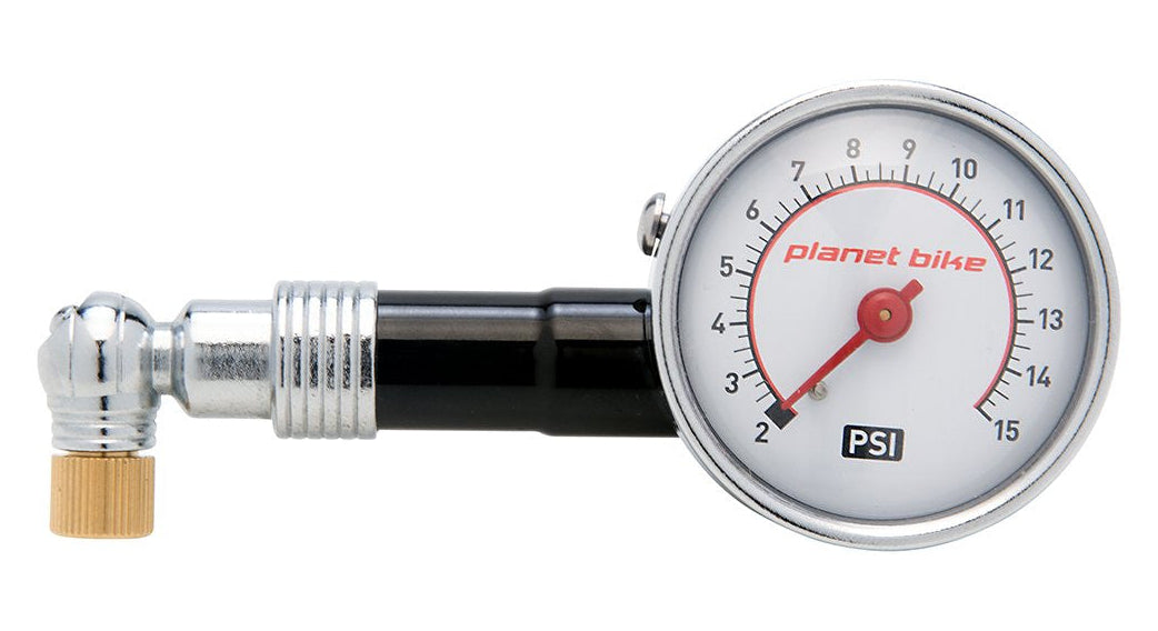 Planet Bike Fat Max 15 PSI Pressure Gauge