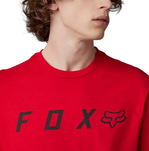 Fox ABSOLUTE PREM TEE Flame Red DETAILS