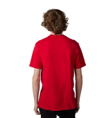 Fox ABSOLUTE PREM TEE Flame Red BACK FACING MODEL