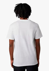Fox BARBED WIRE || SS PREM TEE OptcWhite BACK FACING MODEL