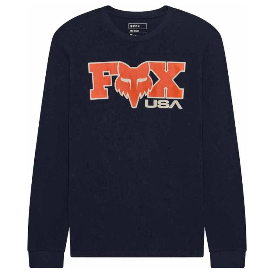FOX Circa 74 Thermal Long Sleeve Tee - Midnight Blue