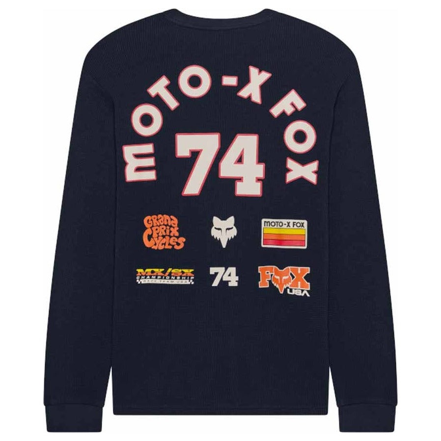 FOX Circa 74 Thermal Long Sleeve Tee - Midnight Blue