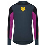 FOX Defend Long Sleeve Jersey Creation - Galaxy Blue