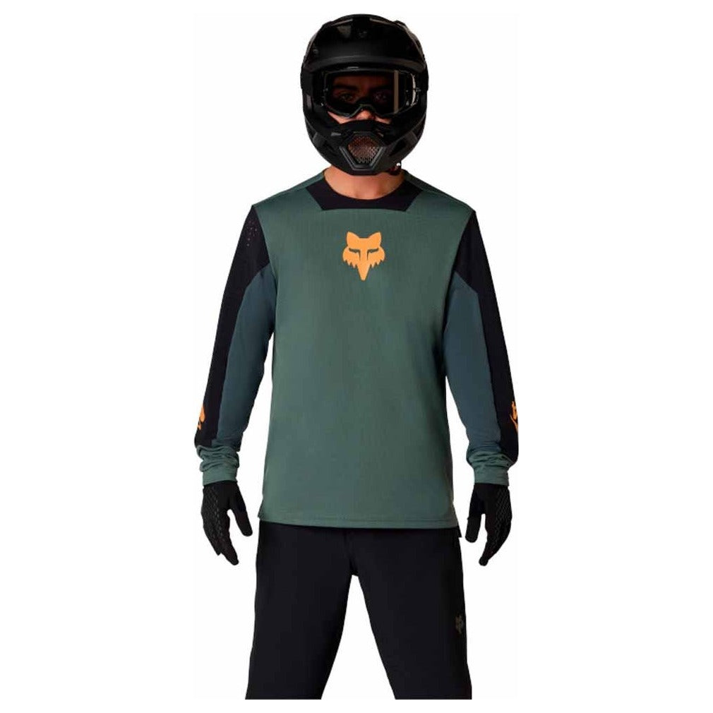 FOX Defend Long Sleeve Jersey Creation - Sage Green