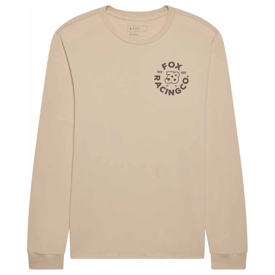 FOX DNGR 195 Original Long Sleeve Tee - Oat Brown