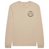 FOX DNGR 195 Original Long Sleeve Tee - Oat Brown