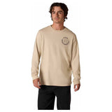 FOX DNGR 195 Original Long Sleeve Tee - Oat Brown