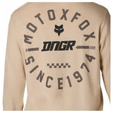 FOX DNGR 195 Original Long Sleeve Tee - Oat Brown
