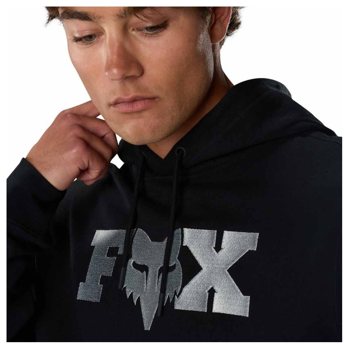 FOX F Head X Fleece Pullover Hoodie - Black