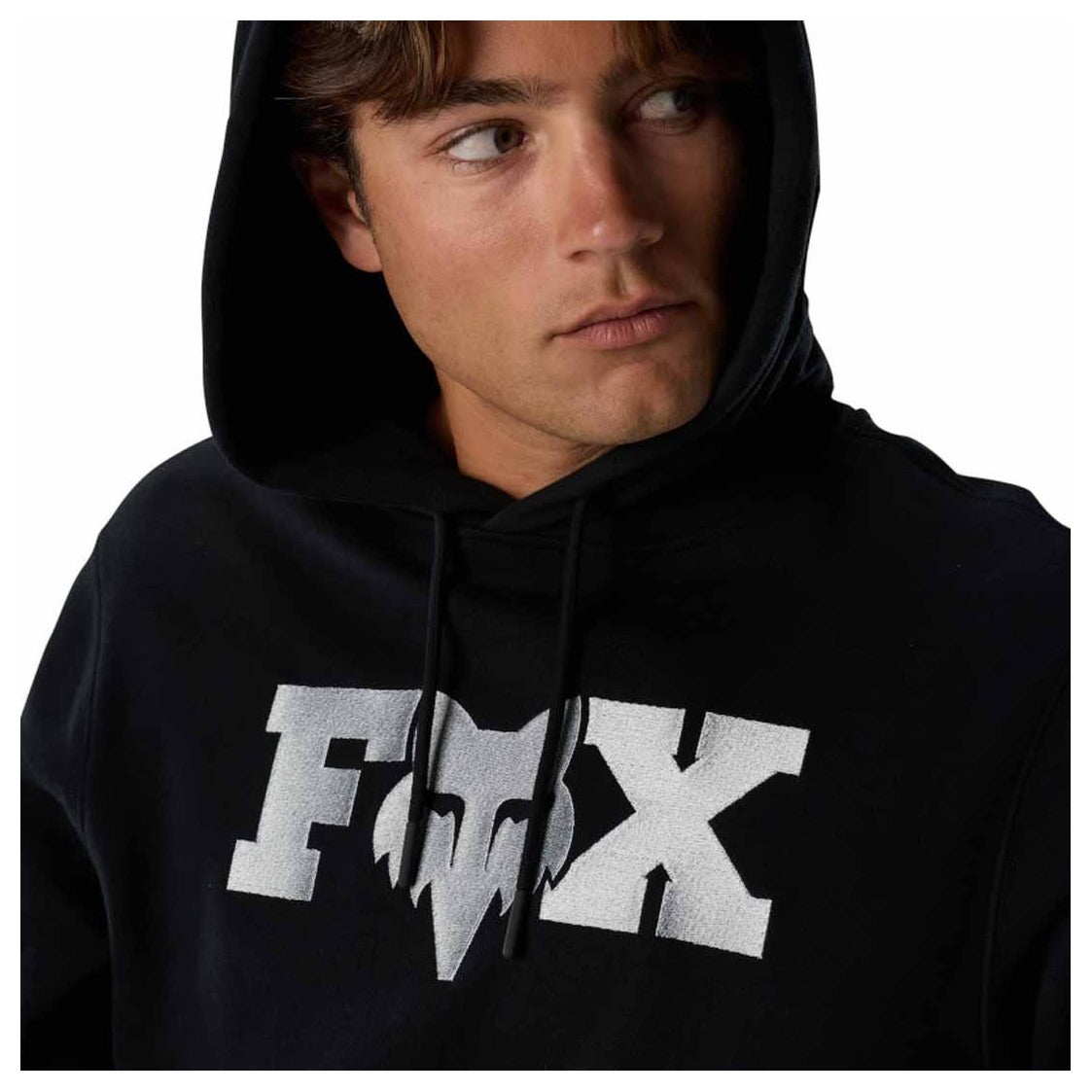 FOX F Head X Fleece Pullover Hoodie - Black