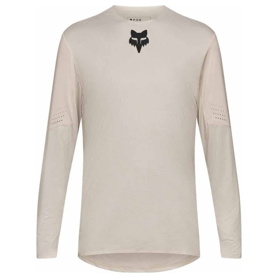 FOX Flexair Long Sleeve Jersey - Chalk White