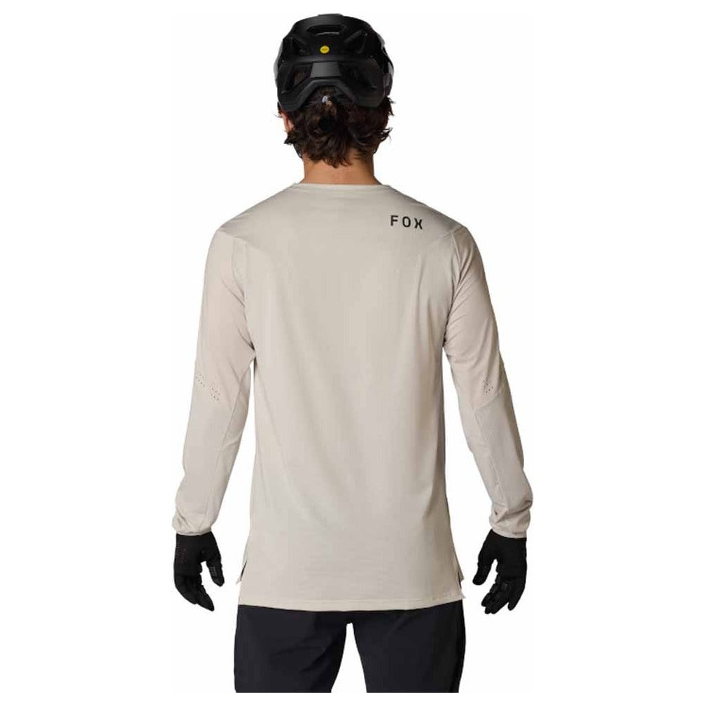 FOX Flexair Long Sleeve Jersey - Chalk White