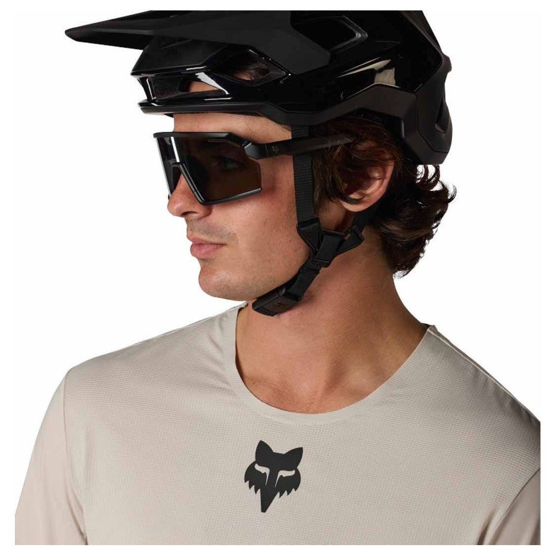 FOX Flexair Long Sleeve Jersey - Chalk White