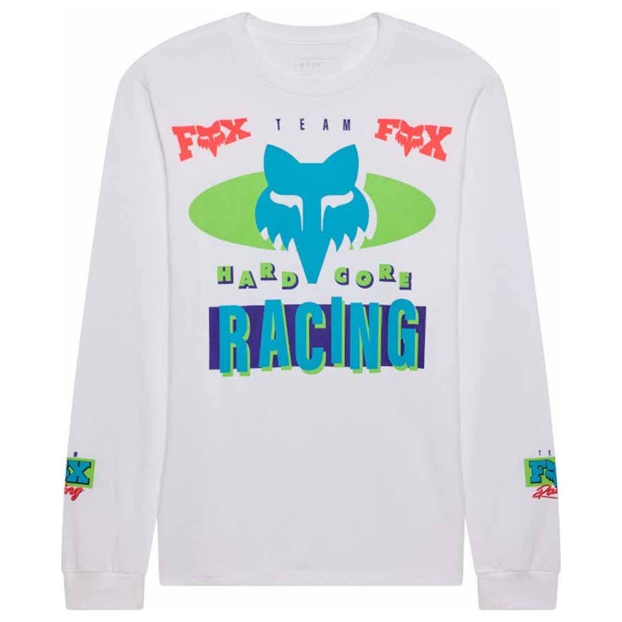 FOX Hardcore 195 Original Long Sleeve Tee - White