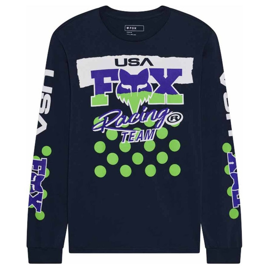 FOX Hc94 195 Original Long Sleeve Tee - Midnight Blue