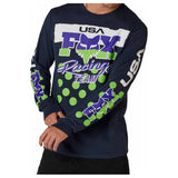 FOX Hc94 195 Original Long Sleeve Tee - Midnight Blue