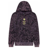 FOX Image Print Fleece Pullover - Plum Perfect