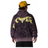 FOX Image Print Fleece Pullover - Plum Perfect
