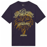 FOX Image Print Midweight Tee - Plum Perfect