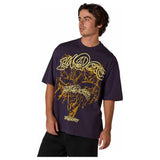 FOX Image Print Midweight Tee - Plum Perfect
