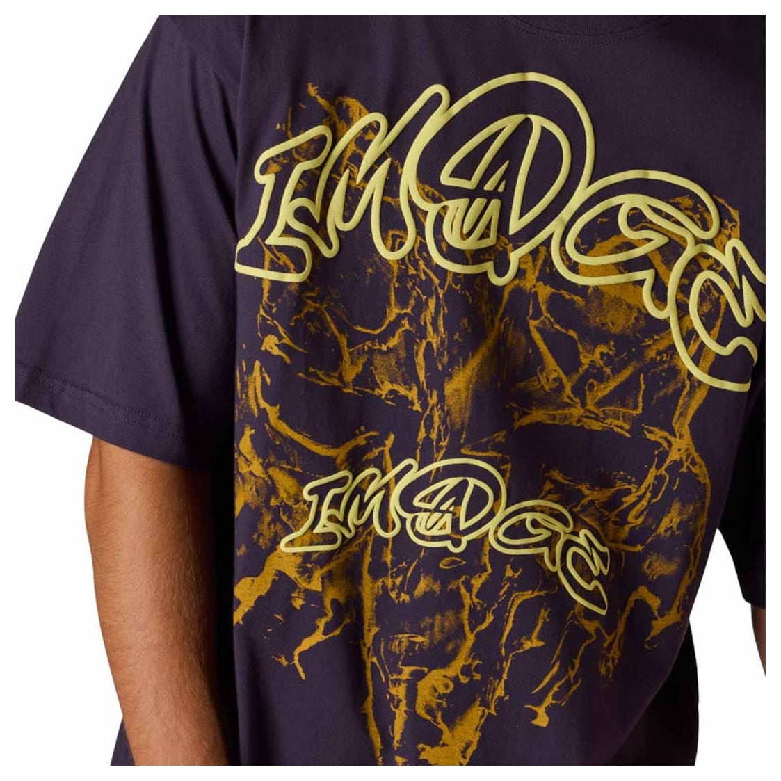 FOX Image Print Midweight Tee - Plum Perfect