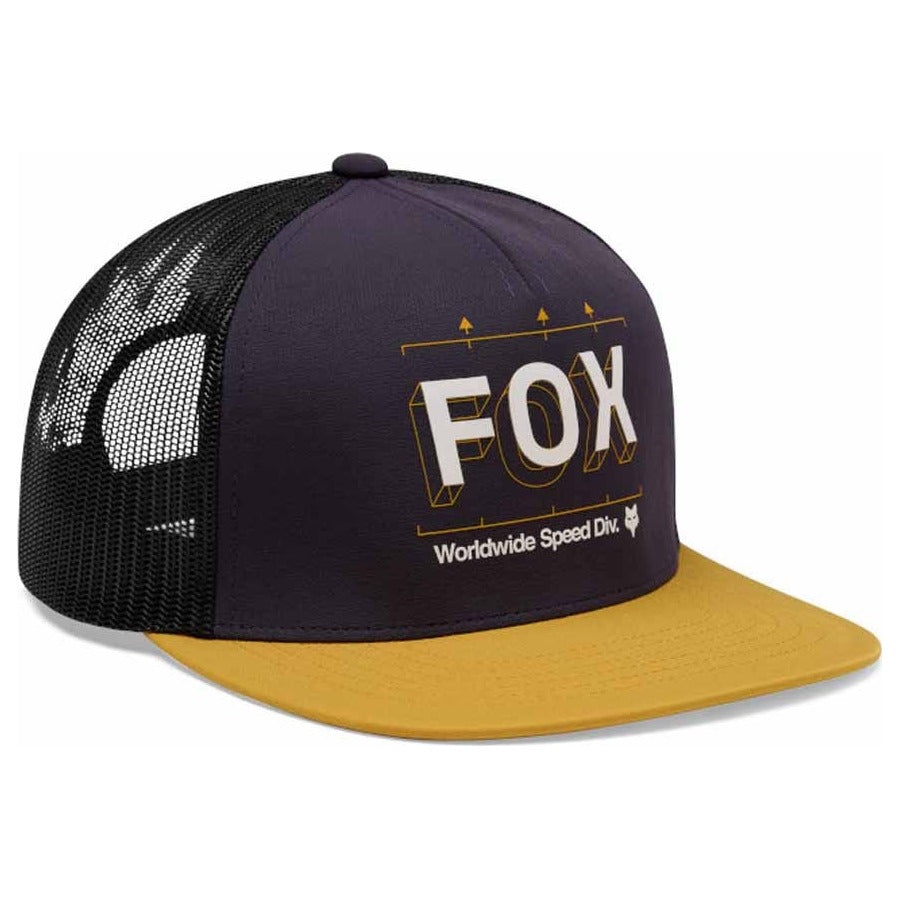 FOX Image Print Snapback Trucker - Plum Perfect