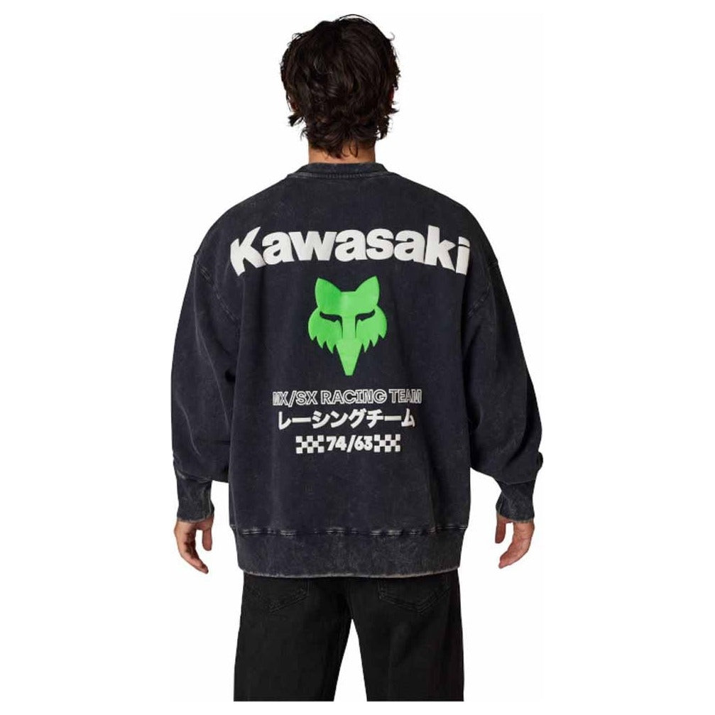 FOX Kawi Heavyweight Fleece Crew - Midnight Blue