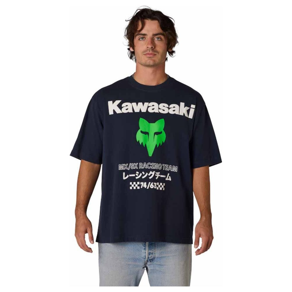 FOX Kawi Midweight Tee - Midnight Blue