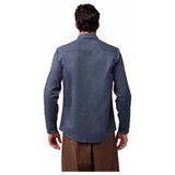 FOX Level Up Woven Long Sleeve Flannel Shirt - Midnight Blue