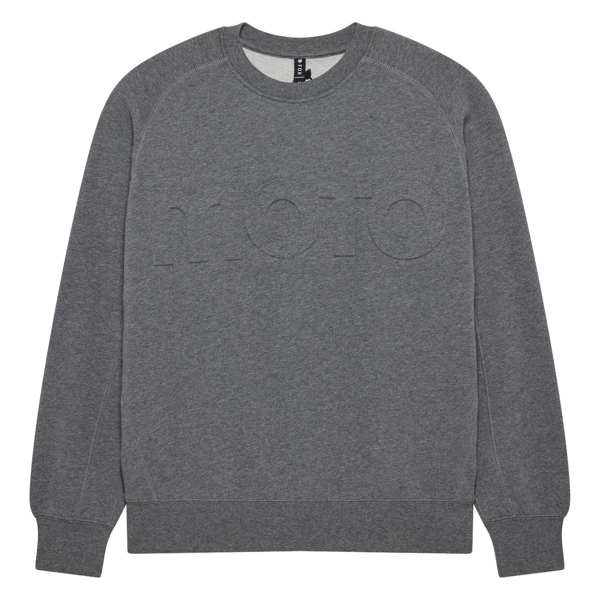 FOX Moto-X Oversized Crew Sweatshirt - Heather Graphite Grey
