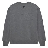 FOX Moto-X Oversized Crew Sweatshirt - Heather Graphite Grey