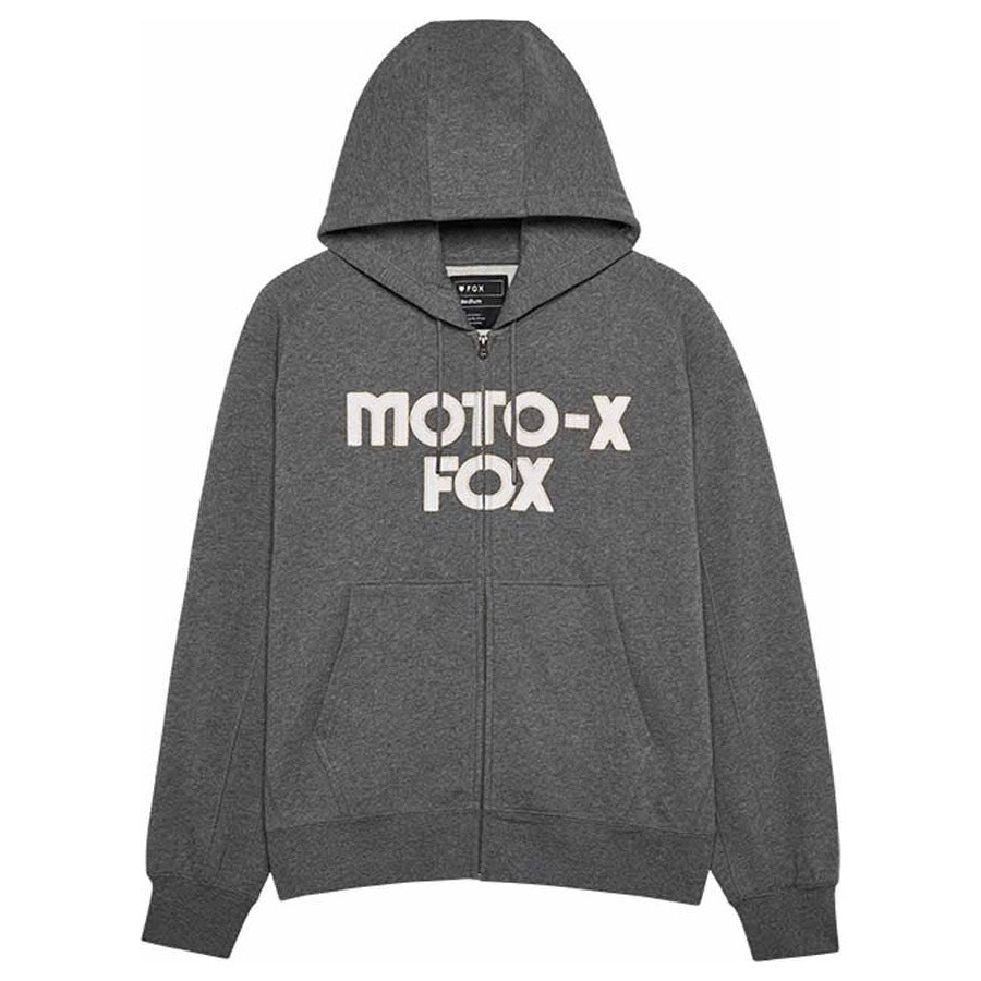 FOX Moto-X Oversized Zip Hoodie - Heather Graphite Grey