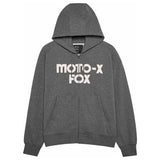 FOX Moto-X Oversized Zip Hoodie - Heather Graphite Grey