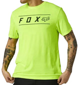 Fox PINNACLE Short Sleeve TECH TEE Flo Yellow DETAILS