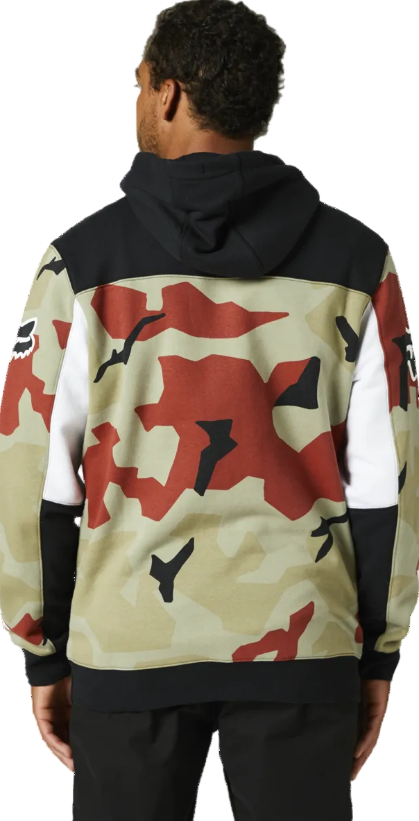 Fox BNKR PO FLEECE GreenCamo BACK FACING MODEL