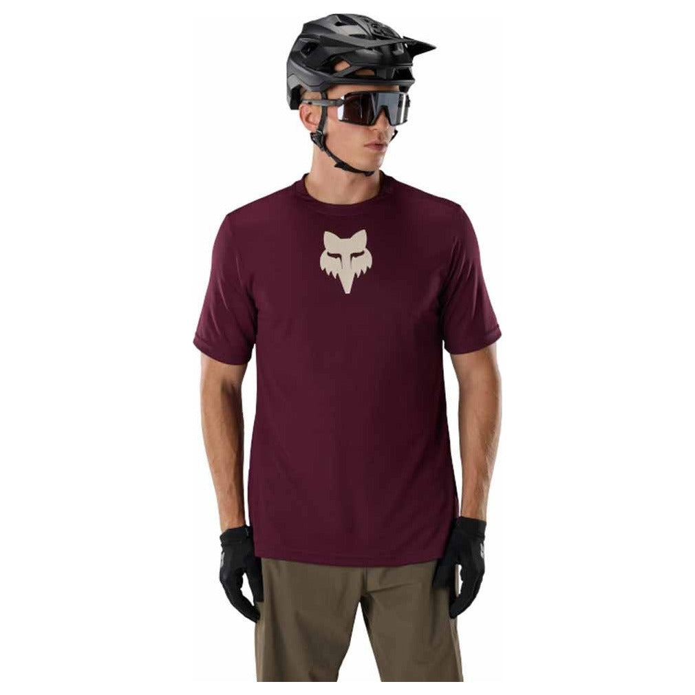 FOX Ranger Fox Head Jersey - Dark Maroon